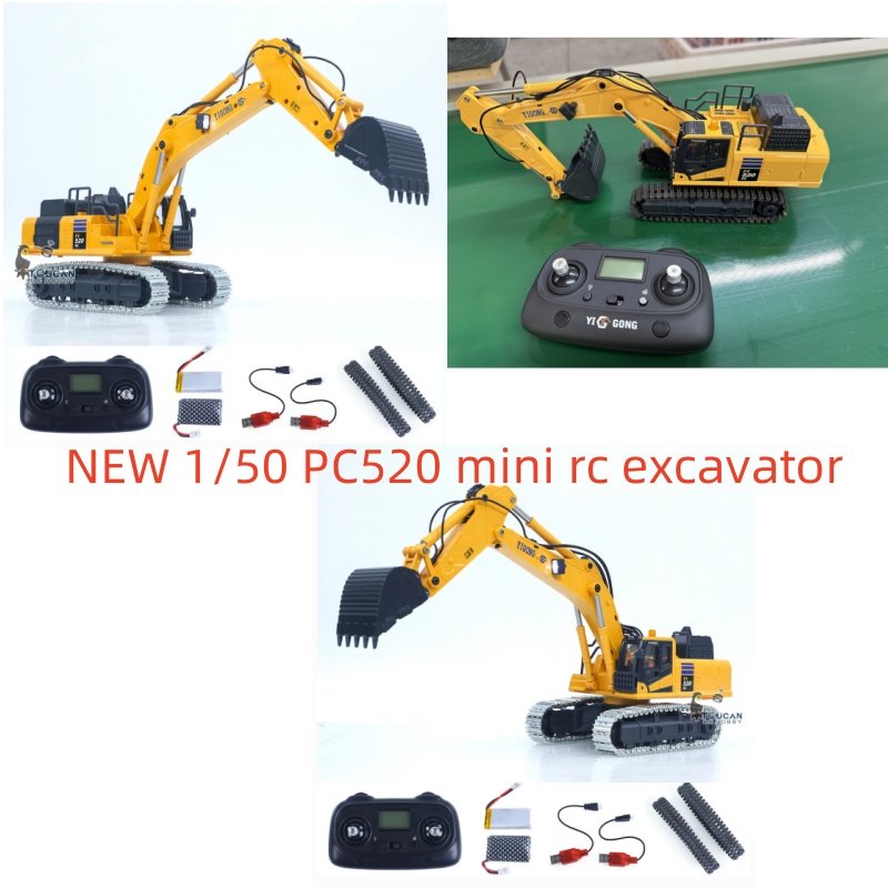 Rc Hobby Track - 1/50 Mini RC Kazıcı PC520 Elektrikli