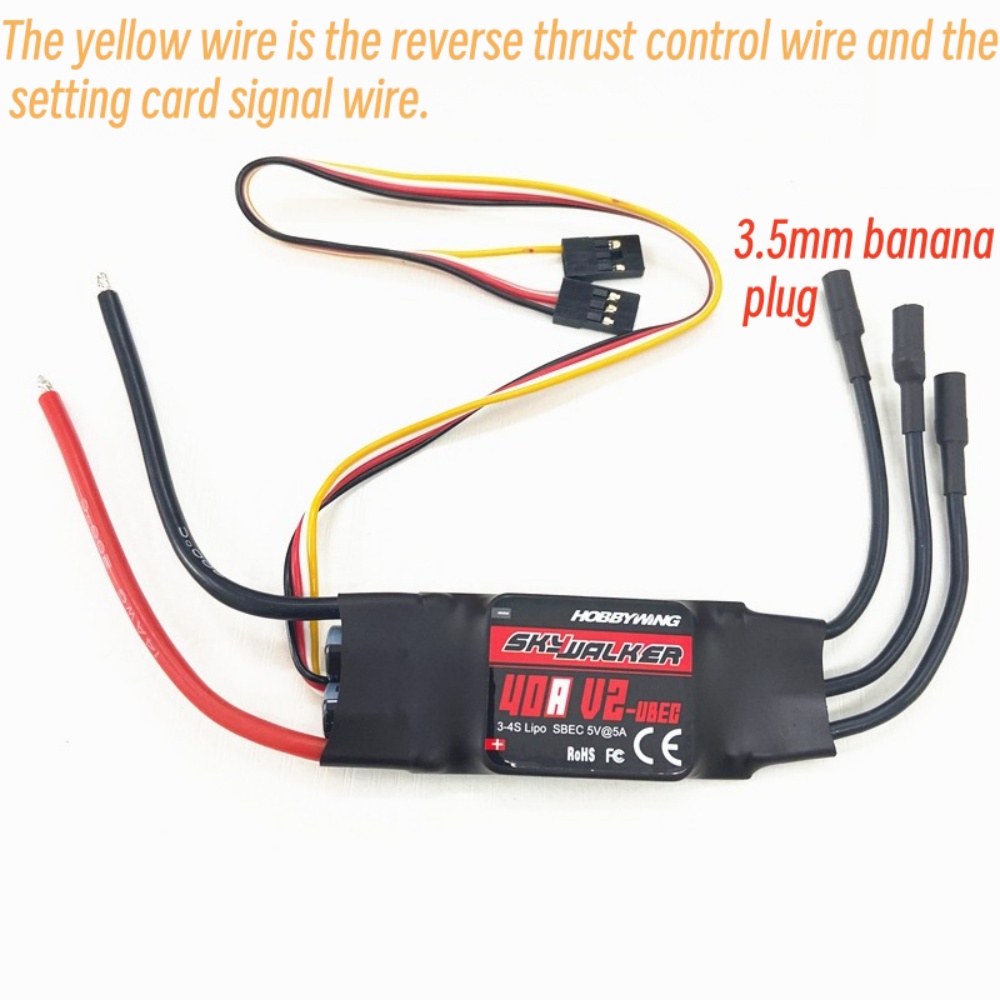Rc Hobby Wing - FATJAY Hobbywing SkyWalker 40A-V2 ESC Fırçasız