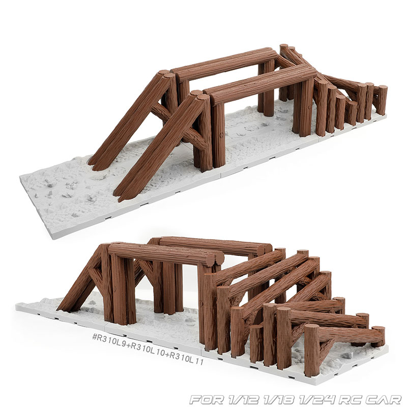 Simüle Edilmiş Ahşap Kazık Yol - Rc Hobby Track incelemesi ve fiyatı