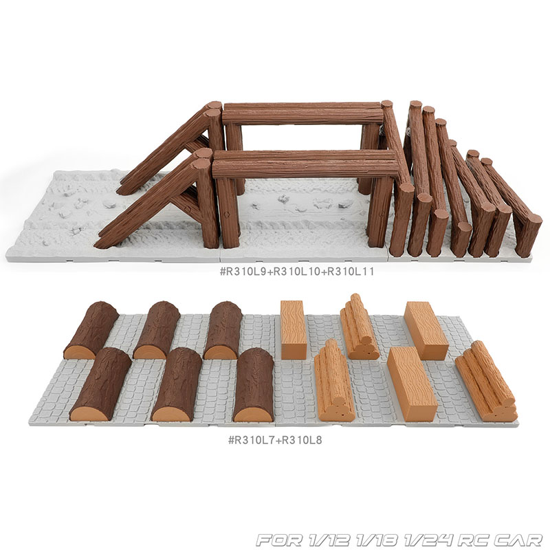 Simüle Edilmiş Ahşap Kazık Yol - Rc Hobby Track incelemesi ve fiyatı