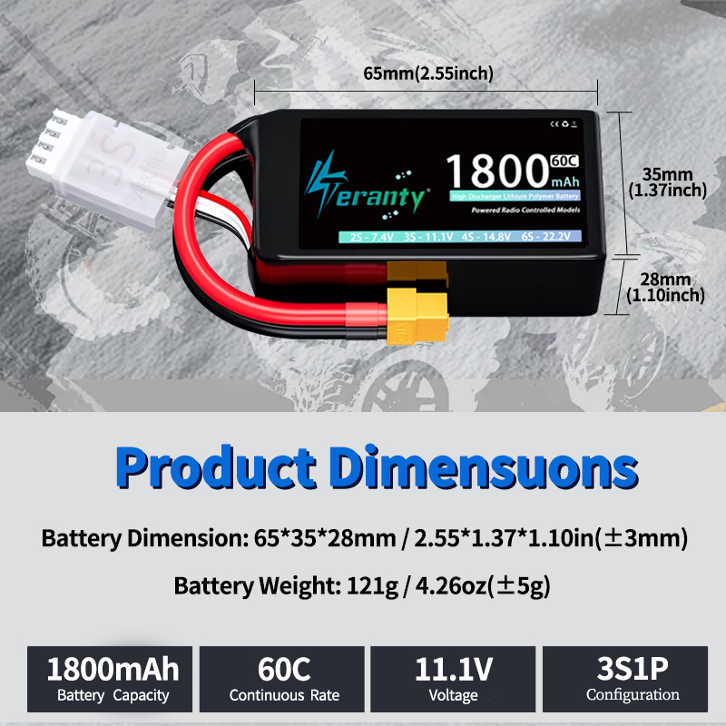 2/4 Adet TERANTY Lipo Pil 3S 1 - Rc Hobbyking incelemesi ve fiyatı
