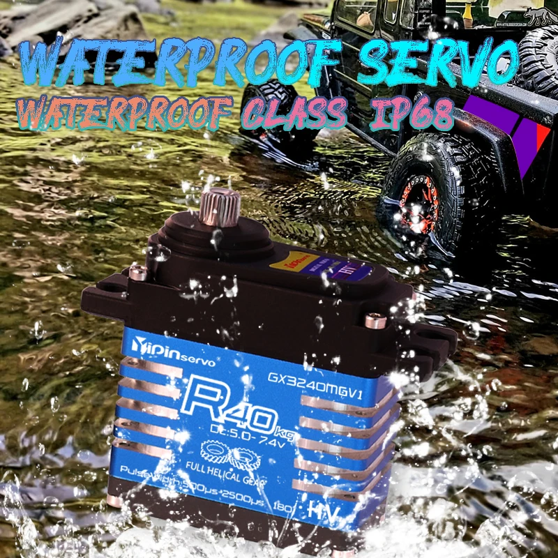 Su geçirmez IP68 RC Servo 40 k - Rc Hobby Products incelemesi ve fiyatı