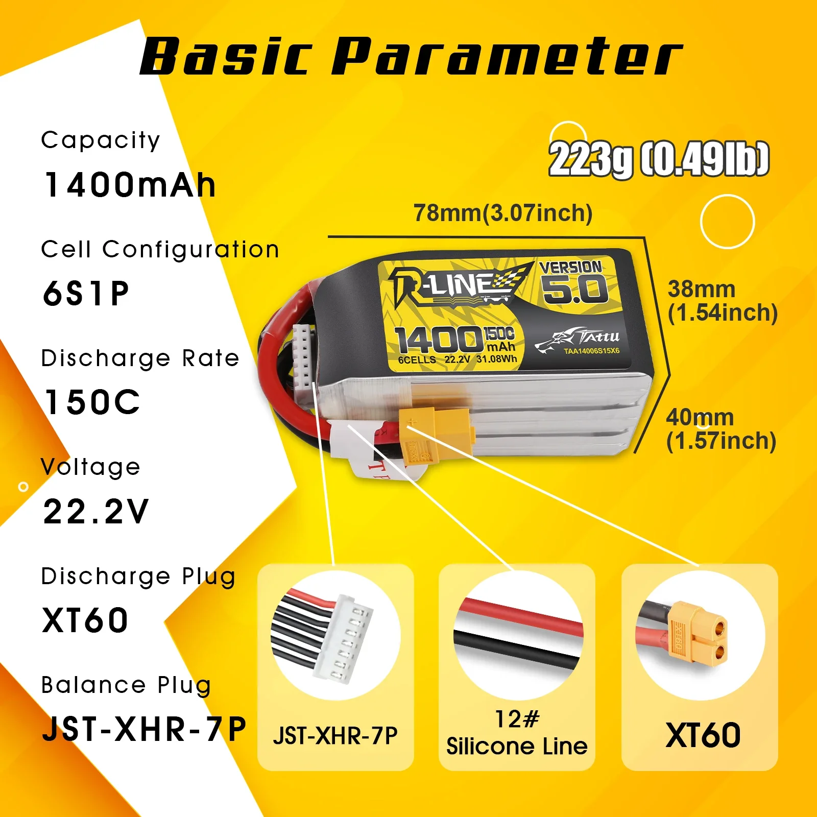 Tattu R-Line 1200 mAh 1400 mAh - Rc Hobbyking incelemesi ve fiyatı