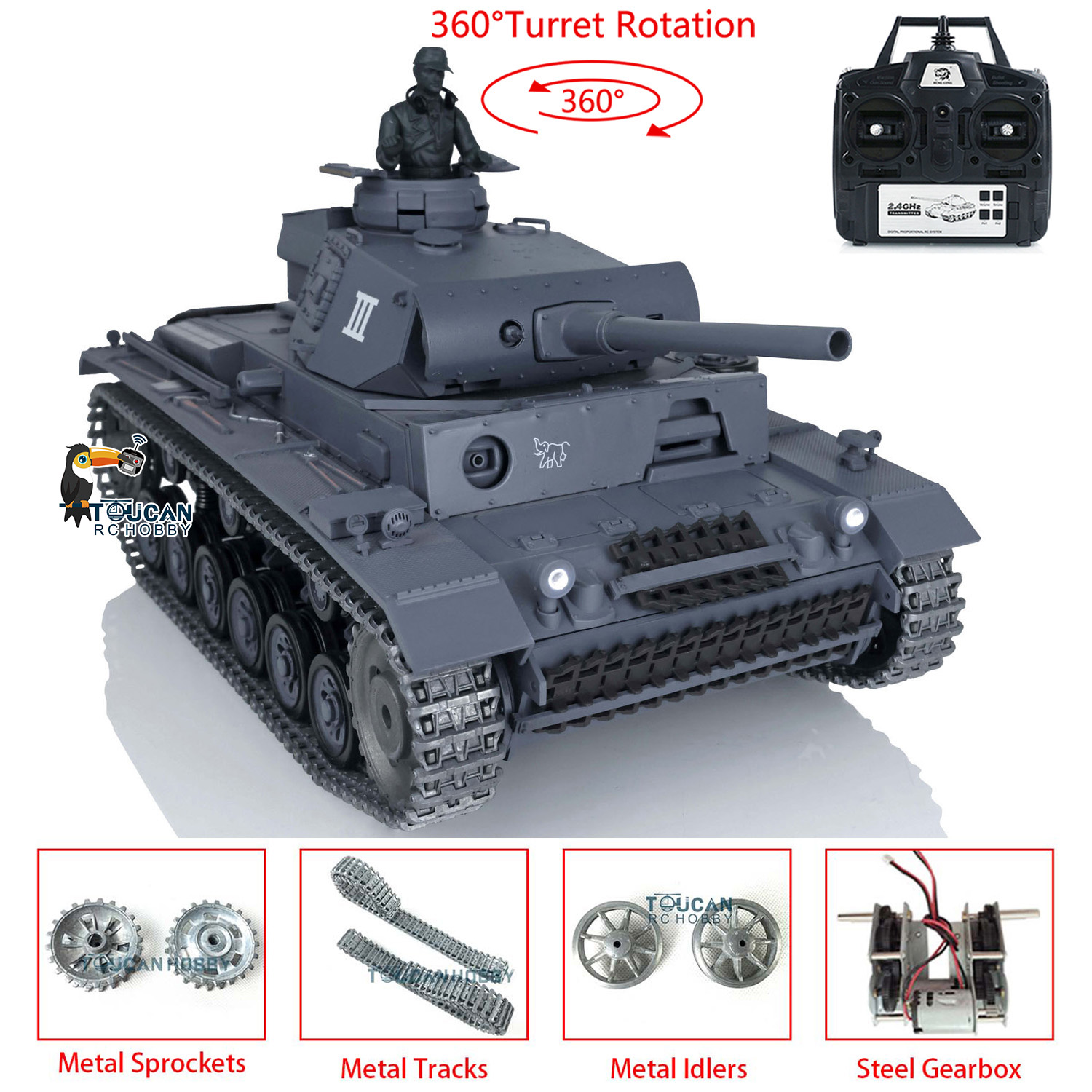 ABD Satışlı Henglong 1/16 7.0  - Rc Hobby Track incelemesi ve fiyatı
