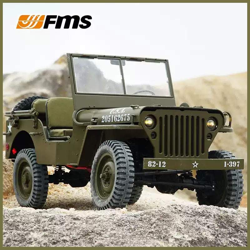FMS 1/6 Tırmanıcı 1941 Willys  - Rc Hobby Products incelemesi ve fiyatı